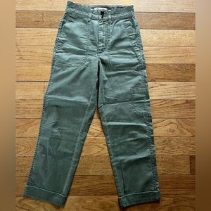 Madewell Women’s Olive Cargo Pants